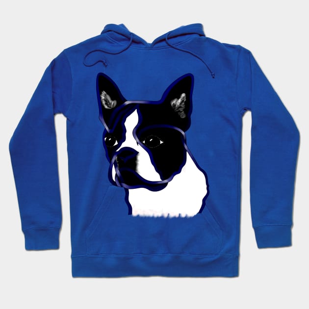 Boston Terrier Hoodie by KnotYourWorld4